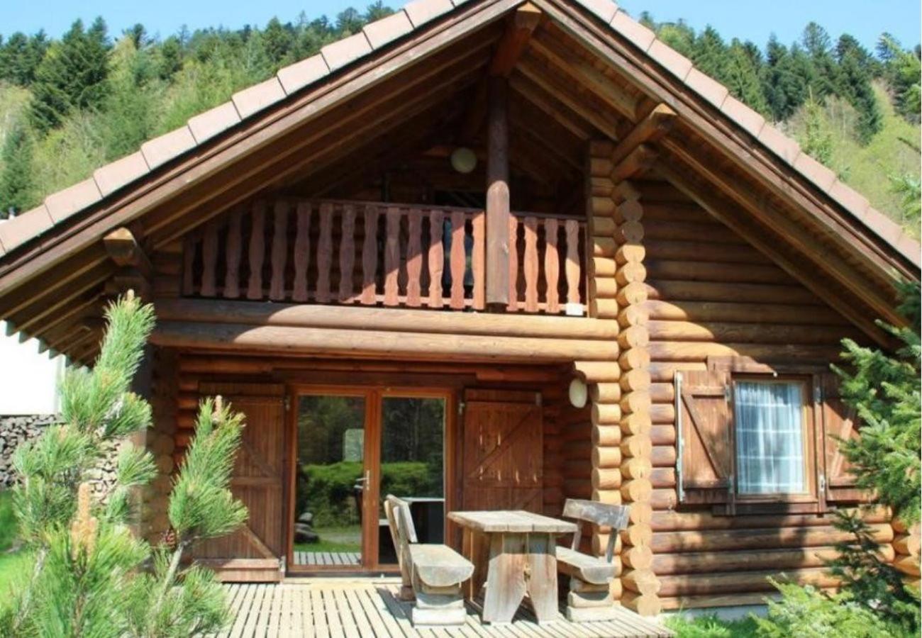 L'Ours Noir Chalet En Rondins La Bresse Exterior photo