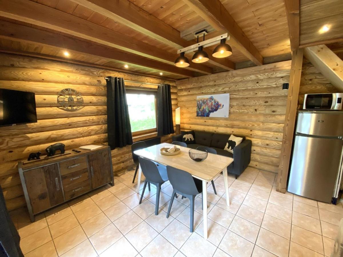 L'Ours Noir Chalet En Rondins La Bresse Exterior photo