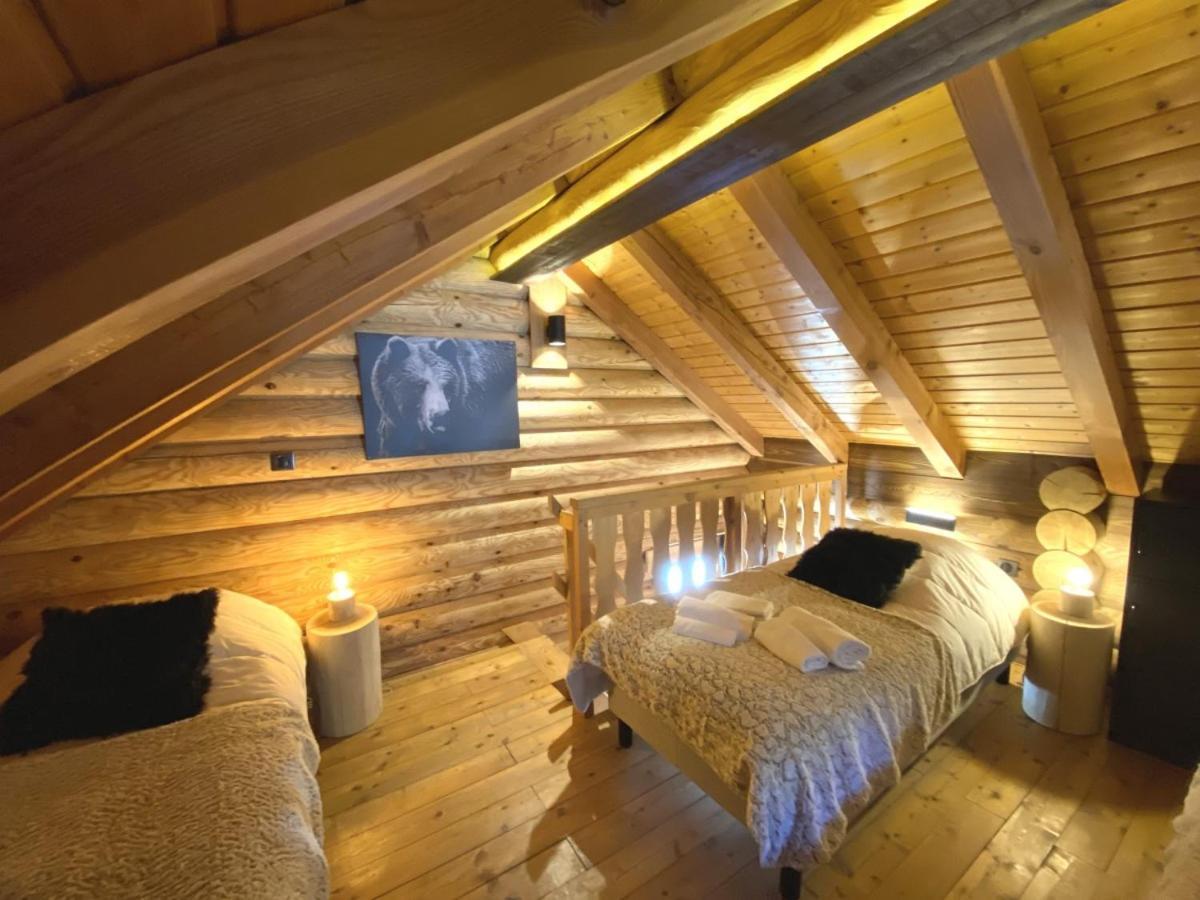 L'Ours Noir Chalet En Rondins La Bresse Exterior photo