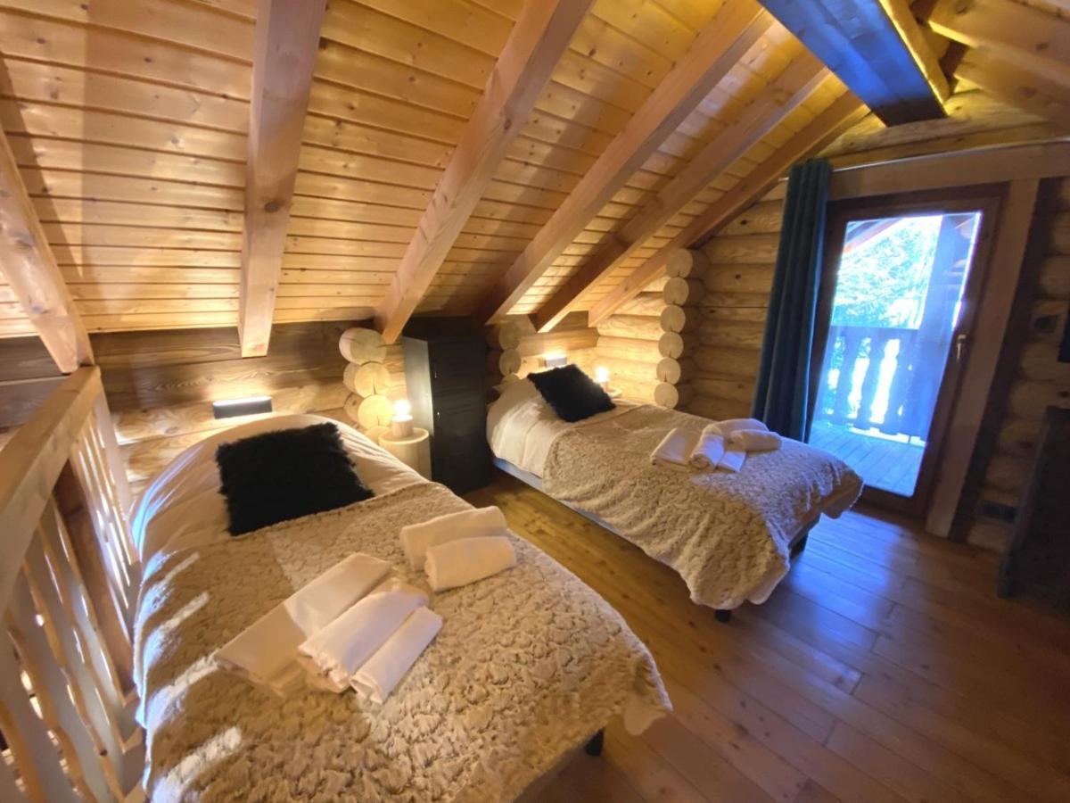 L'Ours Noir Chalet En Rondins La Bresse Exterior photo