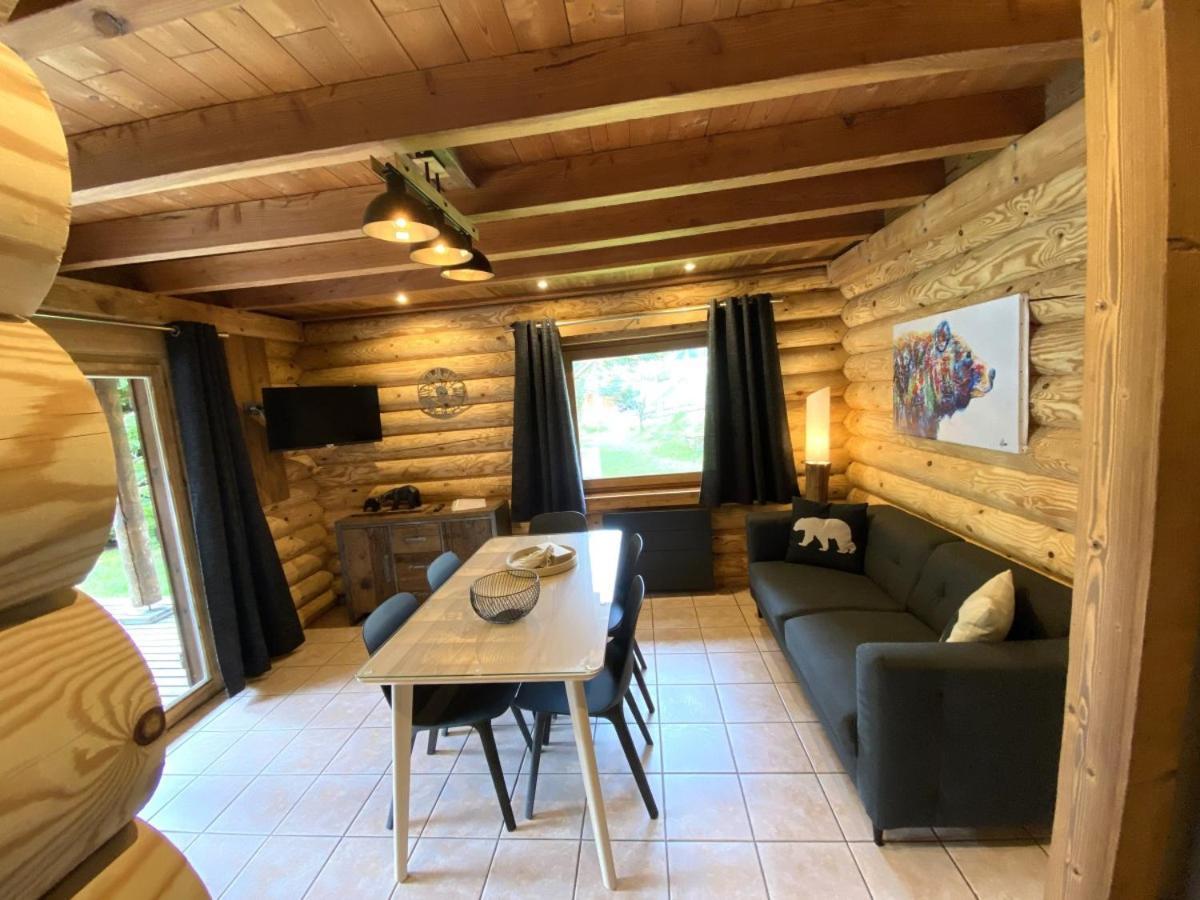 L'Ours Noir Chalet En Rondins La Bresse Exterior photo